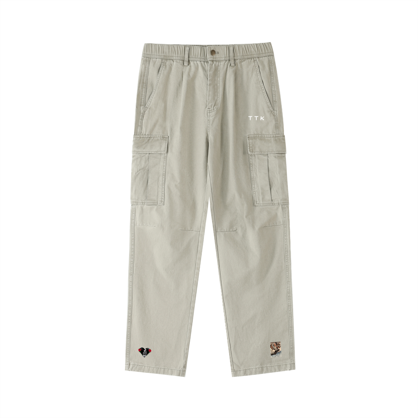 TTK Essentials Elastic-Waist Cargo Pants