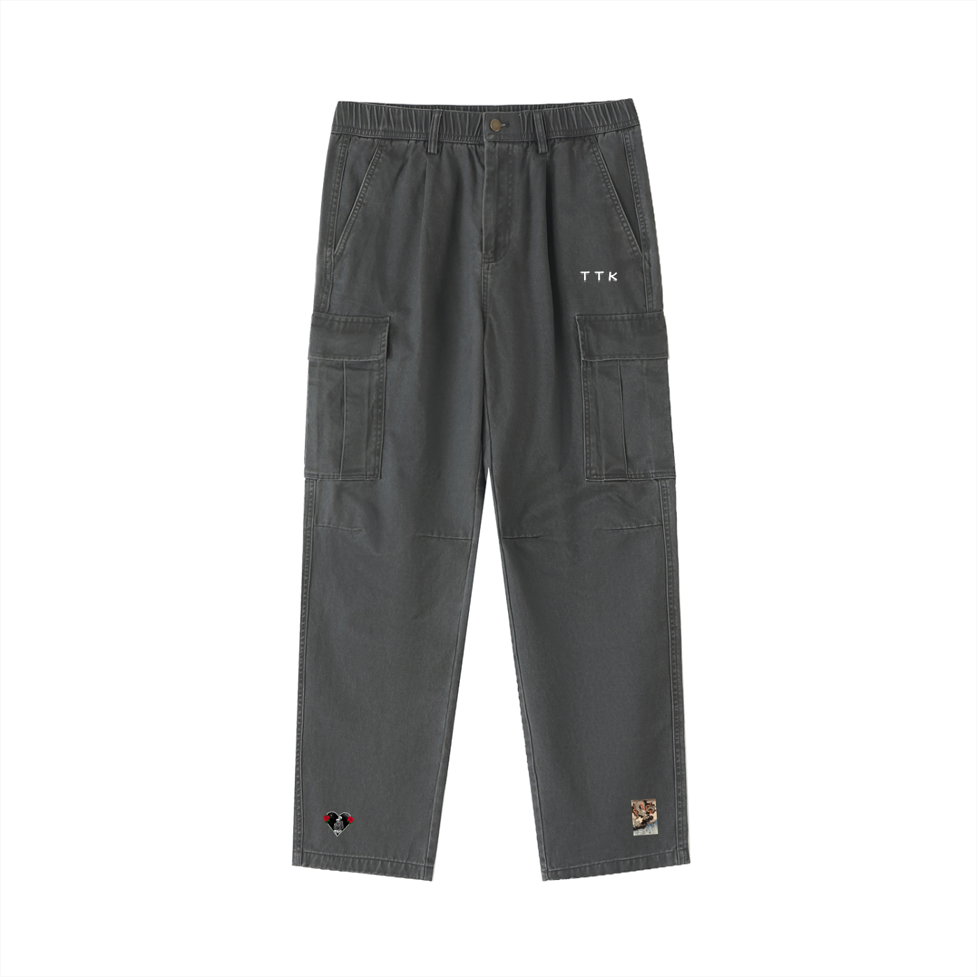 TTK Essentials Elastic-Waist Cargo Pants
