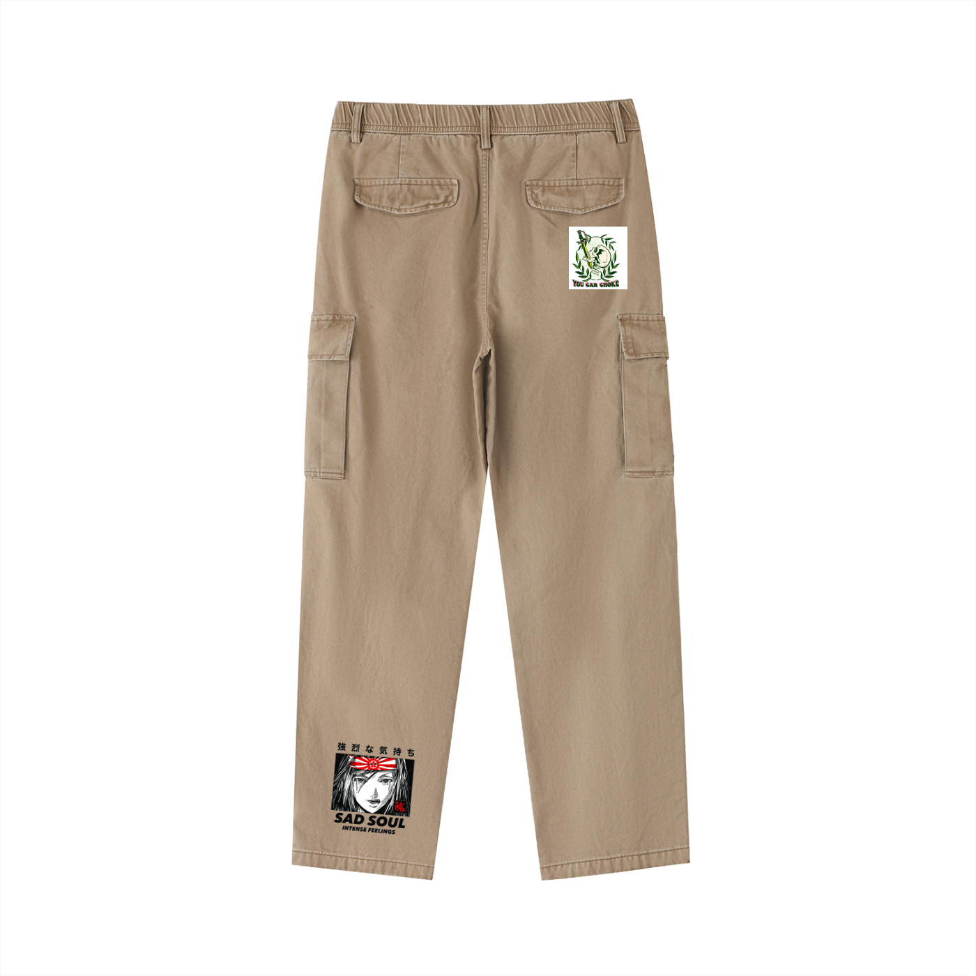 TTK Essentials Elastic-Waist Cargo Pants
