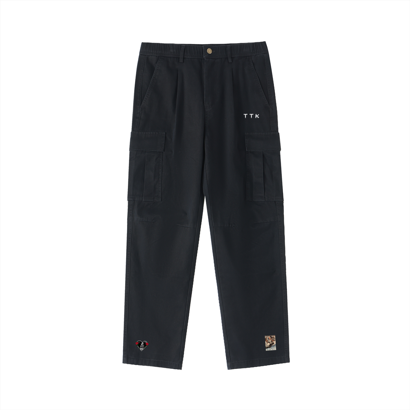 TTK Essentials Elastic-Waist Cargo Pants